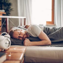 Sleeping on side