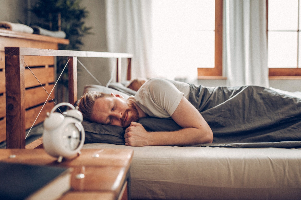 Sleeping on side